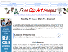 Tablet Screenshot of free-clip-art-images.net